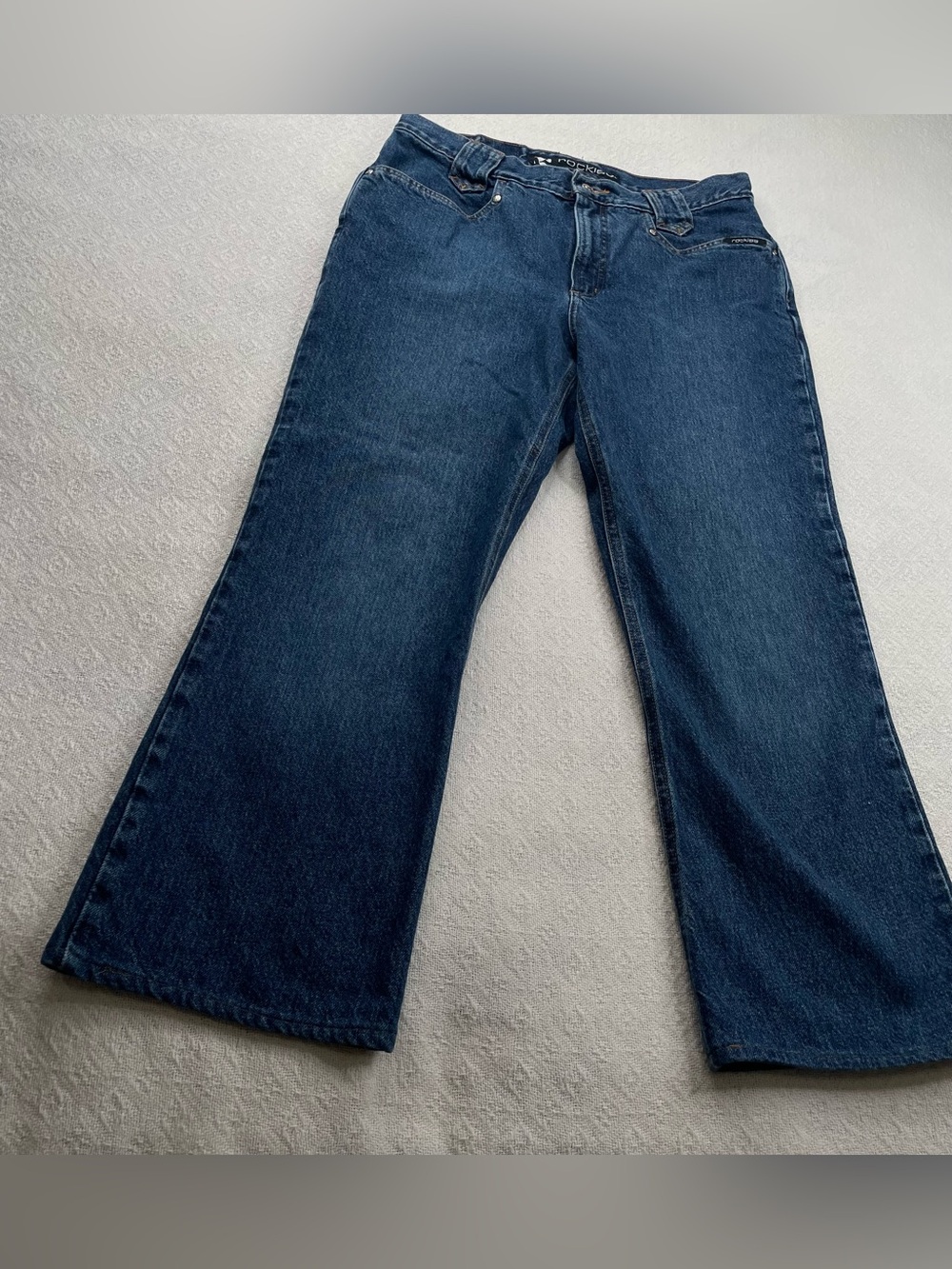Rockies Dark Indigo Wide-Leg Women's Jeans~ Size 13 Long - Casual‎